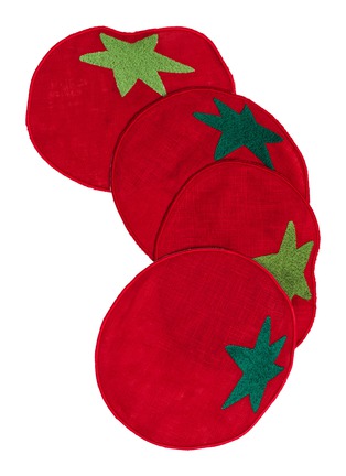 Detail View - Click To Enlarge - PIECEWORK - Tomato Cocktail Napkins