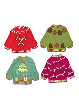 Main View - Click To Enlarge - PIECEWORK - Ugly Sweaters Cocktail Napkins