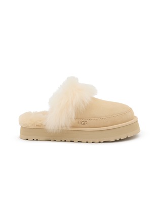 Main View - Click To Enlarge Main View - Click To Enlarge - UGG - Disquette Chalet Platform Suede Slides