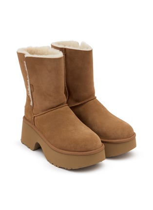 Detail View - Click To Enlarge - UGG - 2503 50 Platform Suede Leather Short Boots