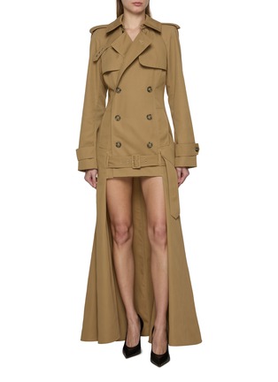Main View - Click To Enlarge - JEAN PAUL GAULTIER - Cut Out Trench Coat