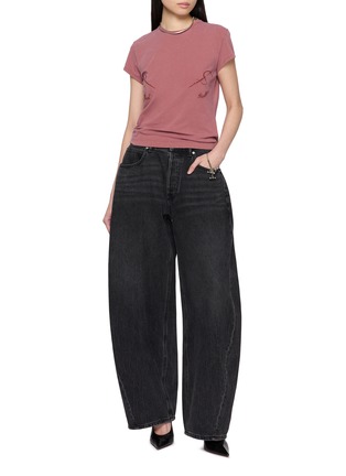 Figure View - Click To Enlarge - JEAN PAUL GAULTIER - Needles Embroidered T-Shirt