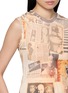  - JEAN PAUL GAULTIER - Journal Print Ribbed Cotton Tank Top