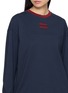  - MIU MIU - Long Sleeve Logo Cotton Jersey T-Shirt