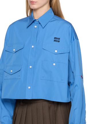  - MIU MIU - Front Pockets Poplin Shirt