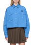 MIU MIU Front Pockets Poplin Shirt