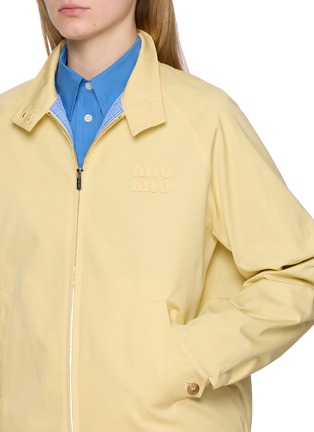  - MIU MIU - Zip Up Cotton Jacket