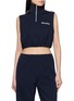 MIU MIU Sleeveless Zip Collar Top