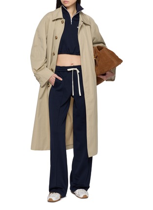 Figure View - Click To Enlarge - MIU MIU - Sleeveless Zip Collar Top