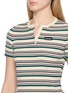  - MIU MIU - Short Sleeve Striped Knit Top
