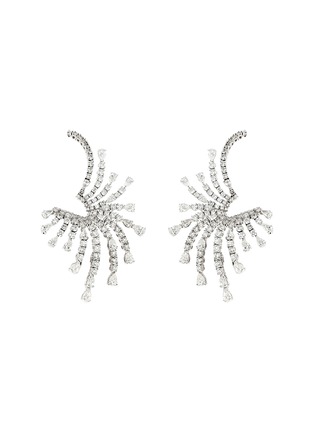 Main View - Click To Enlarge - YEPREM - 18K White Gold Diamond Earrings