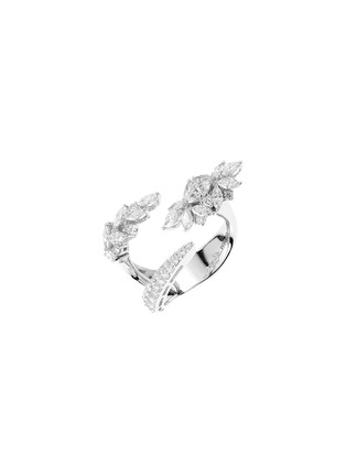 Main View - Click To Enlarge - YEPREM - 18K White Gold Round Marquise Diamond Ring
