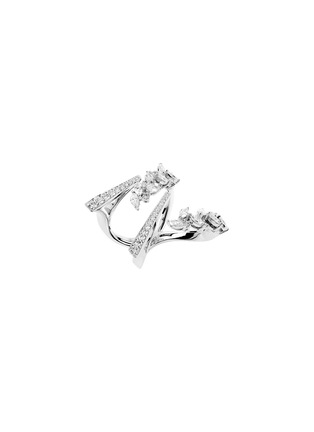 Main View - Click To Enlarge - YEPREM - 18K White Gold Round Marquise Diamond Ring