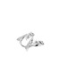 YEPREM 18K White Gold Round Marquise Diamond Ring