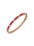 ROBERTO COIN Love In Verona 18K Rose Gold Diamond Ruby Enamel Bangle