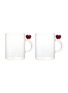 Main View - Click To Enlarge - ICHENDORF MILANO - Heart Mug Set — Red