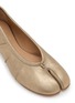 Detail View - Click To Enlarge - MAISON MARGIELA - Tabi Leather Ballerina Flats