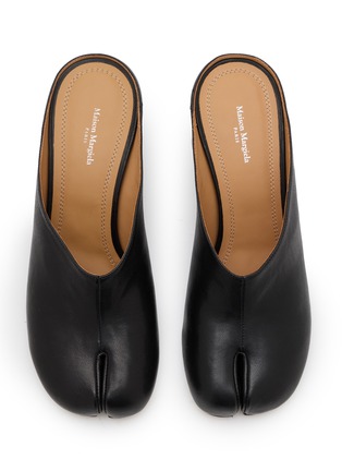 Detail View - Click To Enlarge - MAISON MARGIELA - Tabi Leather Pump Mules