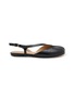 Main View - Click To Enlarge - MAISON MARGIELA - Tabi Patent Leather Slingback Flats
