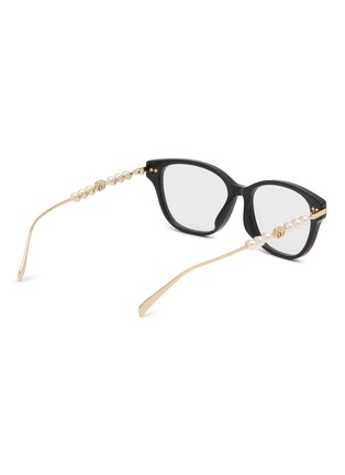 Figure View - Click To Enlarge - GUCCI - Recycled Acetate Square Optical Glasses