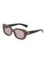 GUCCI Recycled Acetate Butterfly Sunglasses