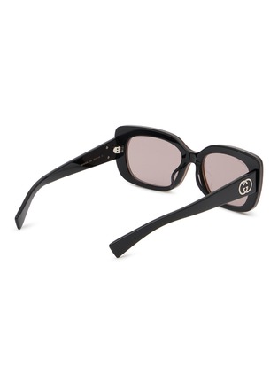 Figure View - Click To Enlarge - GUCCI - Recycled Acetate Butterfly Sunglasses