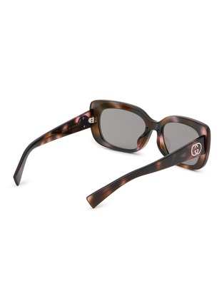 Figure View - Click To Enlarge - GUCCI - Recycled Acetate Butterfly Sunglasses