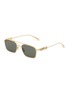 GUCCI Metal Aviator Sunglasses