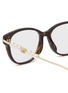 Detail View - Click To Enlarge - GUCCI - Recycled Acetate Square Optical Glasses