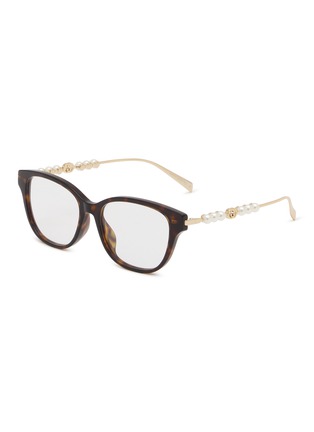 Main View - Click To Enlarge - GUCCI - Recycled Acetate Square Optical Glasses