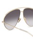 Detail View - Click To Enlarge - GUCCI - Metal Aviator Sunglasses