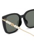 Detail View - Click To Enlarge - GUCCI - Recycled Acetate Cat Eye Sunglasses