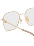 Detail View - Click To Enlarge - GUCCI - Metal Square Optical Glasses