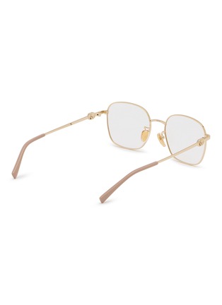 Figure View - Click To Enlarge - GUCCI - Metal Square Optical Glasses