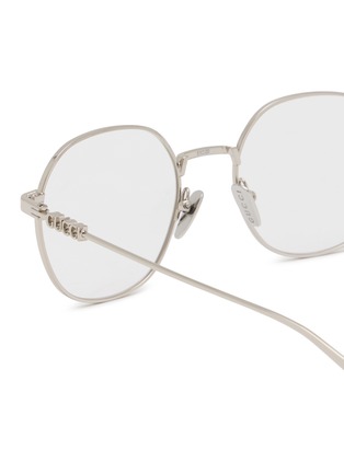 Detail View - Click To Enlarge - GUCCI - Metal Square Optical Glasses