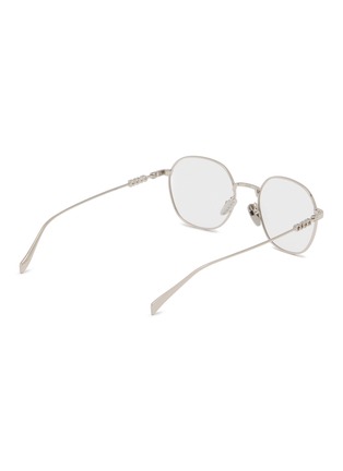 Figure View - Click To Enlarge - GUCCI - Metal Square Optical Glasses