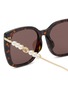 Detail View - Click To Enlarge - GUCCI - Recycled Acetate Cat Eye Sunglasses