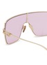 Detail View - Click To Enlarge - GUCCI - Metal Mask Sunglasses
