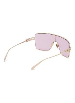 Figure View - Click To Enlarge - GUCCI - Metal Mask Sunglasses