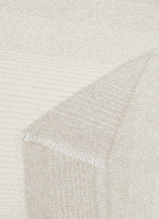 Detail View - Click To Enlarge - ALONPI - Moltrasio Cashmere Silk Throw — Ecru