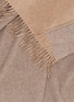 Detail View - Click To Enlarge - ALONPI - Melrose Cashmere Throw — Grey Beige