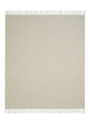 Detail View - Click To Enlarge - ALONPI - Melrose Cashmere Throw — Ecru