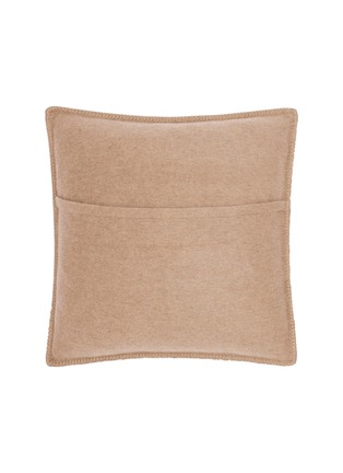 Detail View - Click To Enlarge - ALONPI - Luberon Cashmere Cushion Case — Grey Beige
