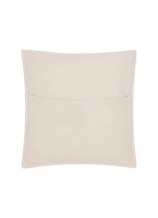 Detail View - Click To Enlarge - ALONPI - Luberon Cashmere Cushion Case — Ecru