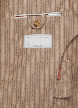  - BRUNELLO CUCINELLI - Double Breasted Striped Blazer