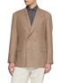 BRUNELLO CUCINELLI Double Breasted Striped Blazer