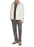 Figure View - Click To Enlarge - BRUNELLO CUCINELLI - Button Up 3-Layer Nylon Blend Jacket