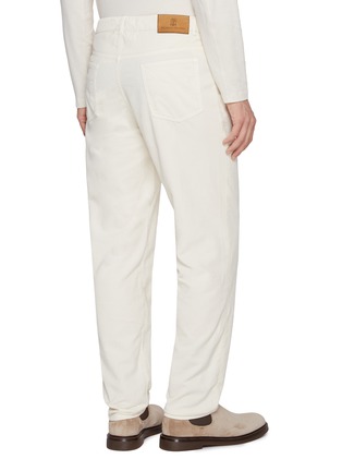 Back View - Click To Enlarge - BRUNELLO CUCINELLI - Cotton Corduroy Pants