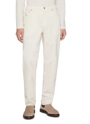 Main View - Click To Enlarge - BRUNELLO CUCINELLI - Cotton Corduroy Pants