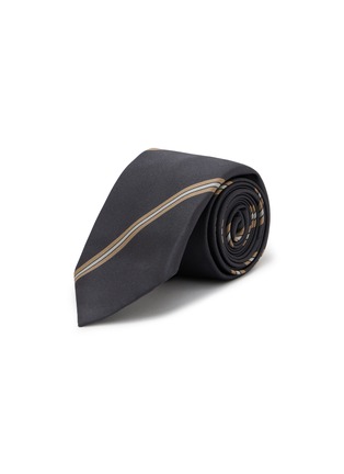 Main View - Click To Enlarge - BRUNELLO CUCINELLI - Striped Silk Tie